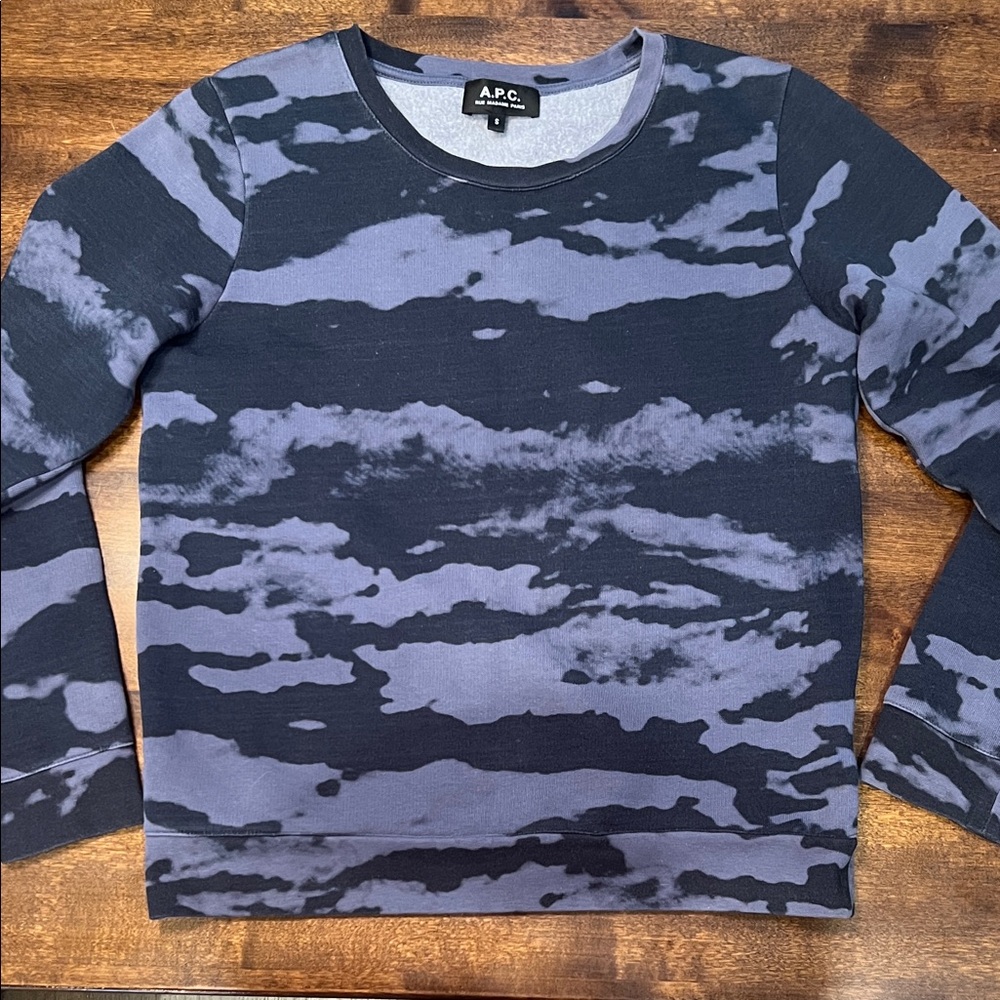 A.P.C. Black and Gray Sweatshirt